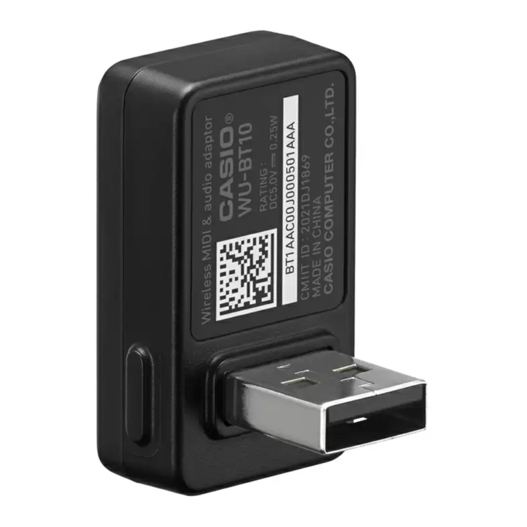 Casio WU-BT10 installation guide