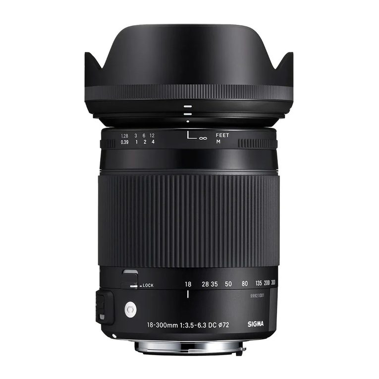 Sigma 18-300mm F3.5-6.3 DC MACRO HSM User manual
