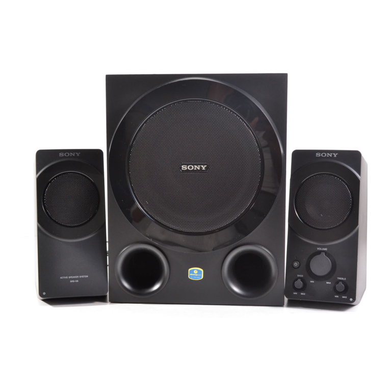 Sony SRS-D8 User manual