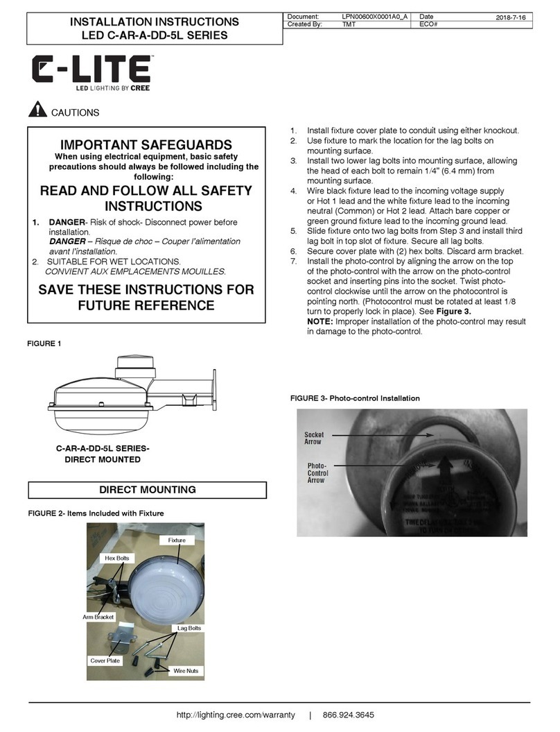 Elite C-AR-A-DD-5L Series User manual