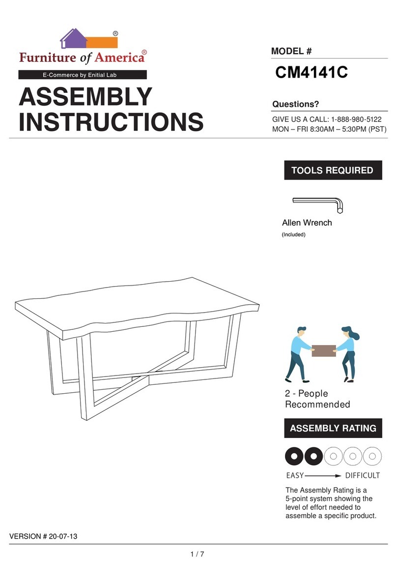 Furniture of America CM4141C Assembly instructions Furniture of America CM4141C Assembly instructions