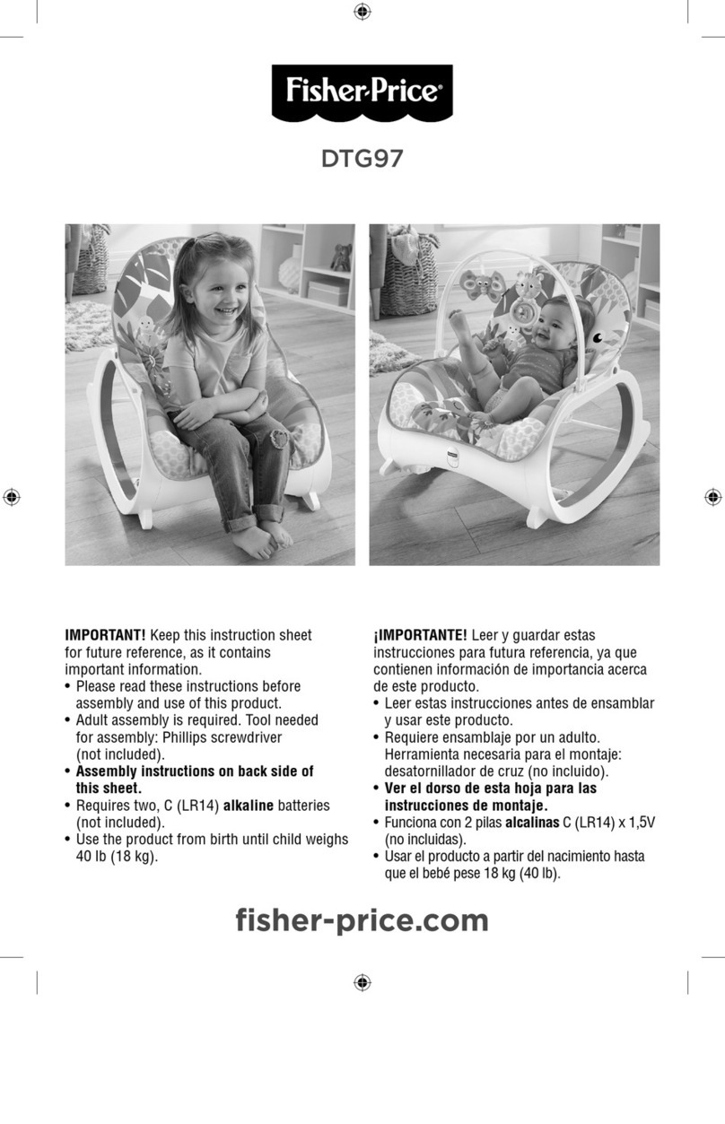 Fisher-Price DTG97 User manual