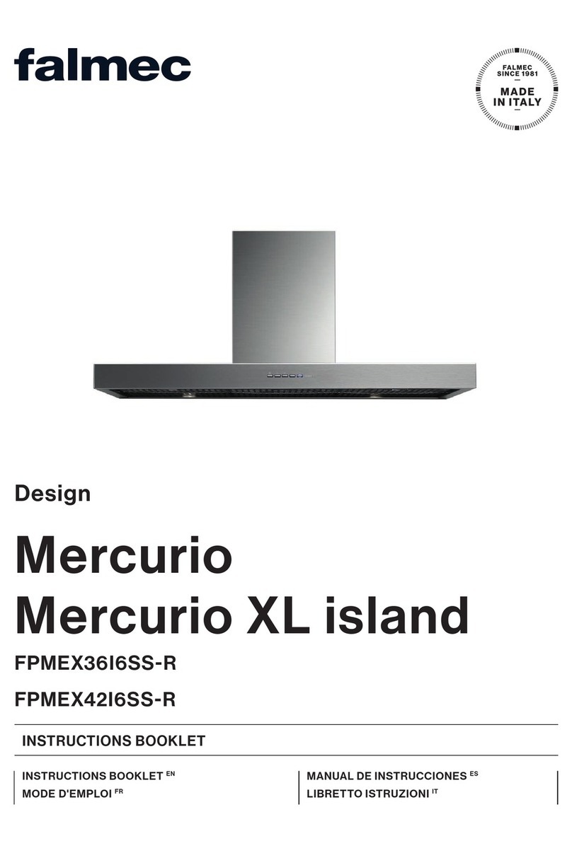 FALMEC Mercurio XL island Instruction booklet