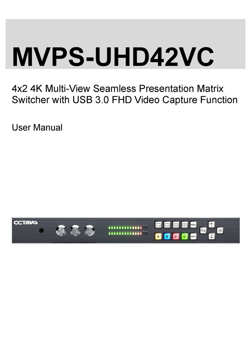 Octava MVPS-UHD42VC User manual