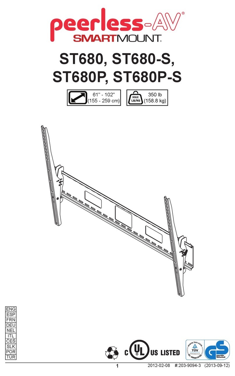 peerless-AV SMARTMOUNT ST680-S User manual