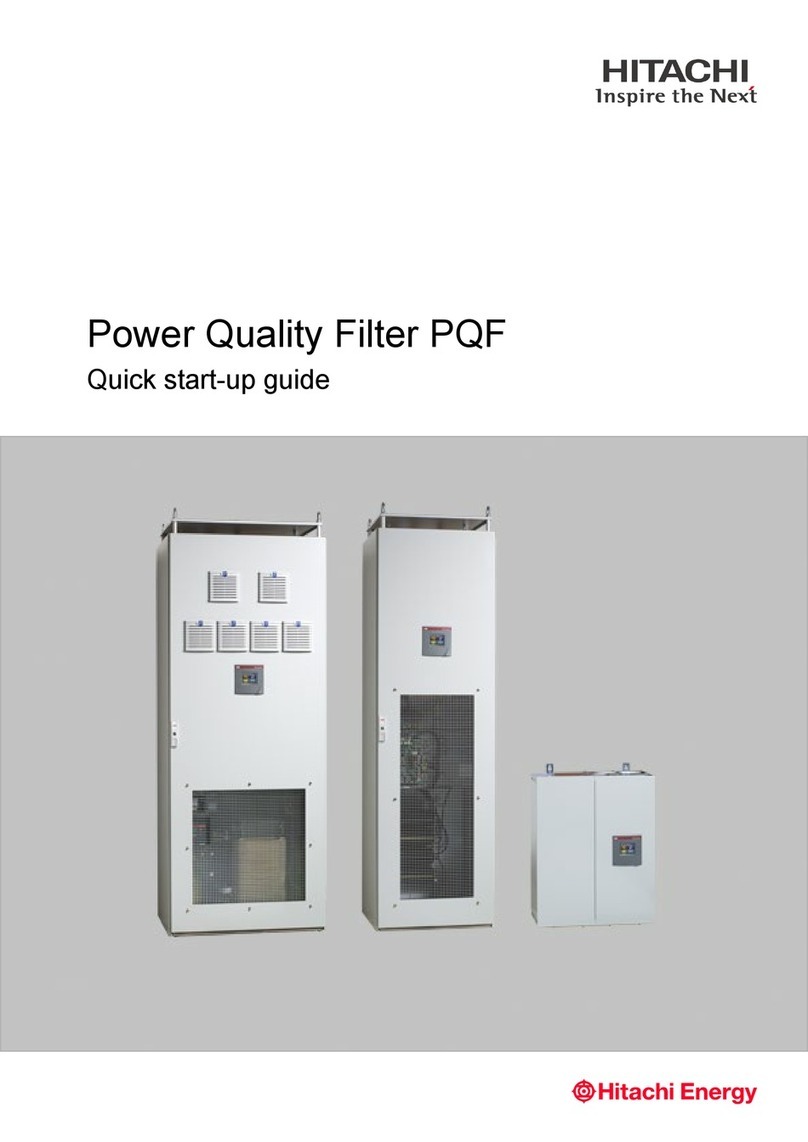 Hitachi PQF Quick start up guide