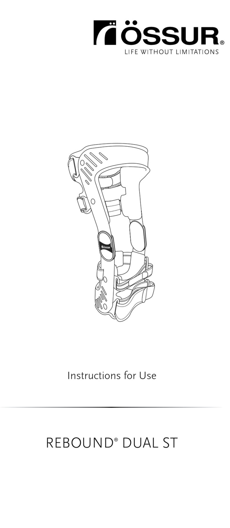 Ossur REBOUND DUAL ST User manual