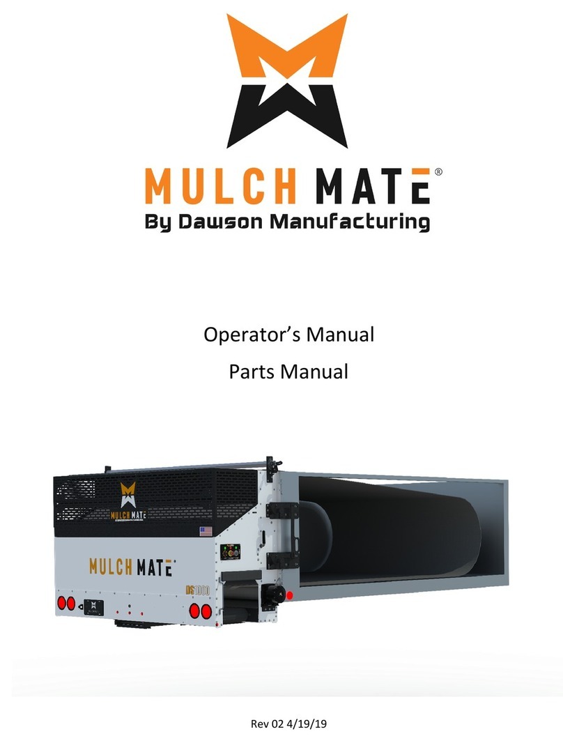Dawson MULCH MATE DS1000 Operator's manual