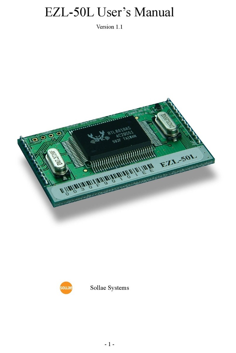 Sollae Systems EZL-50L User manual