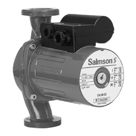 salmson CXL Installation and starting instructions salmson CXL Installation and starting instructions