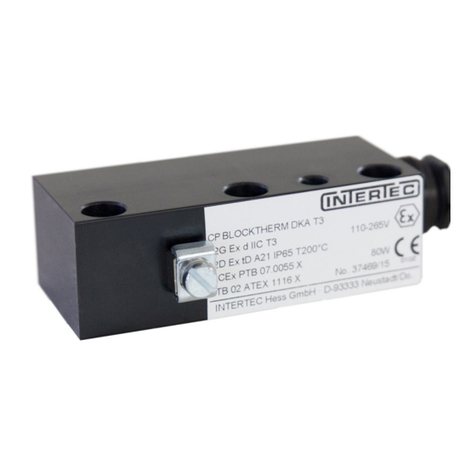 Intertec Data Systems CP BLOCKTHERM DN.A HI User manual