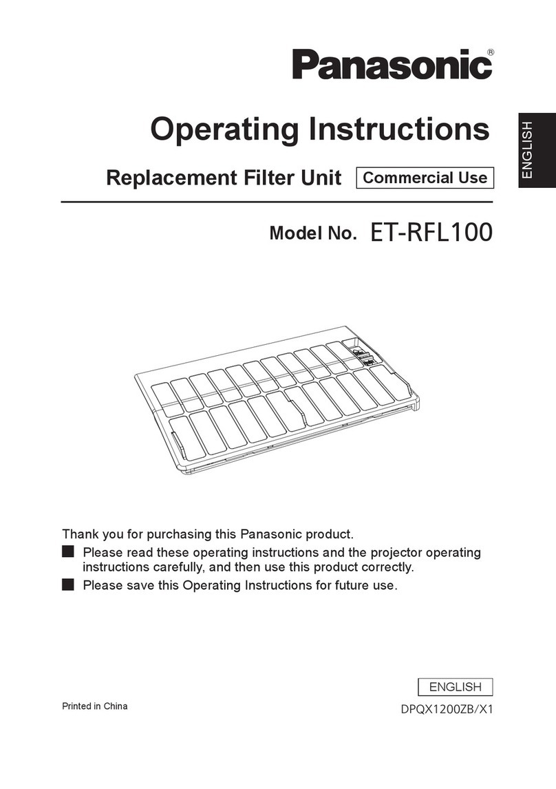 Panasonic ET-RFL100 operating instructions