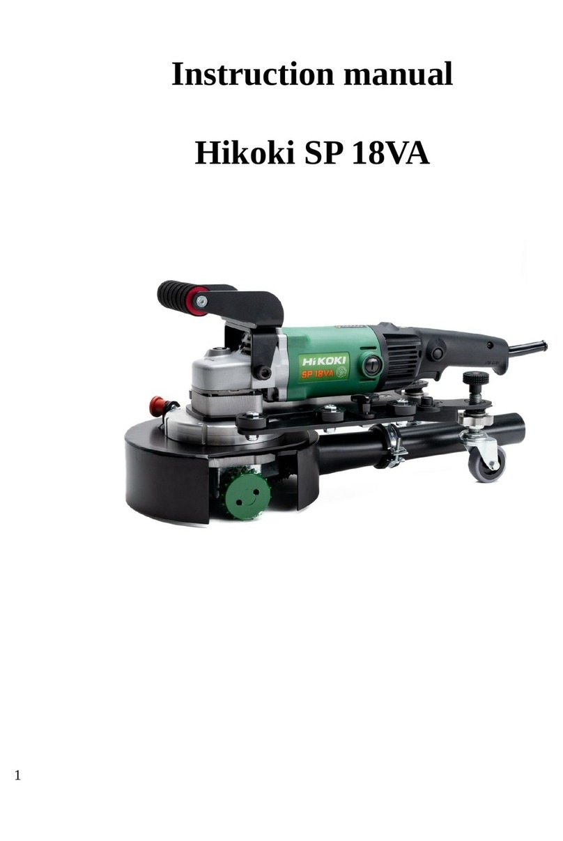 HIKOKI SP 18VA instruction manual