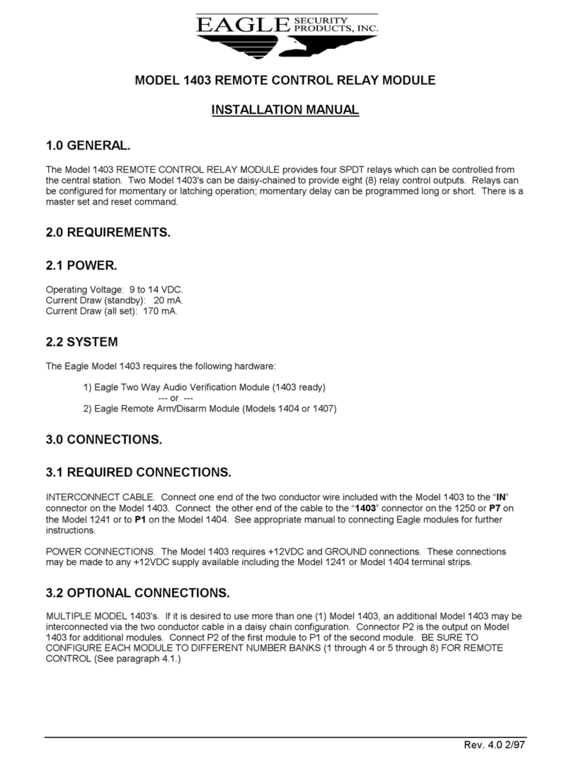 Eagle 1403 installation manual