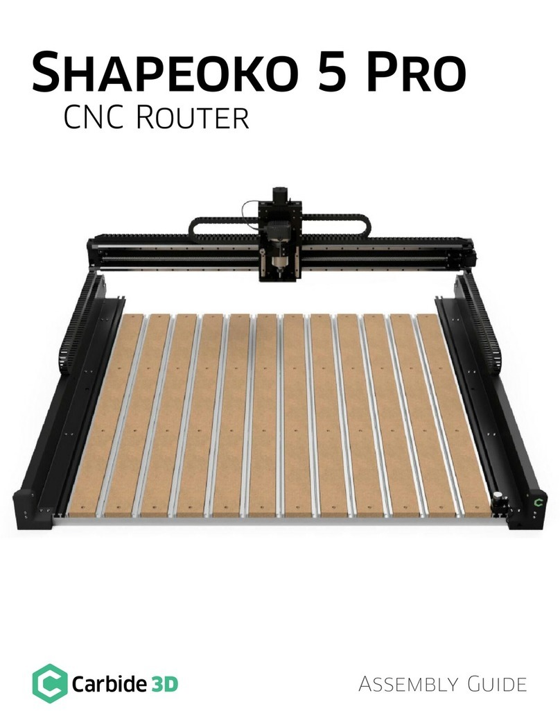 Carbide 3D Shapeoko 5 Pro User manual