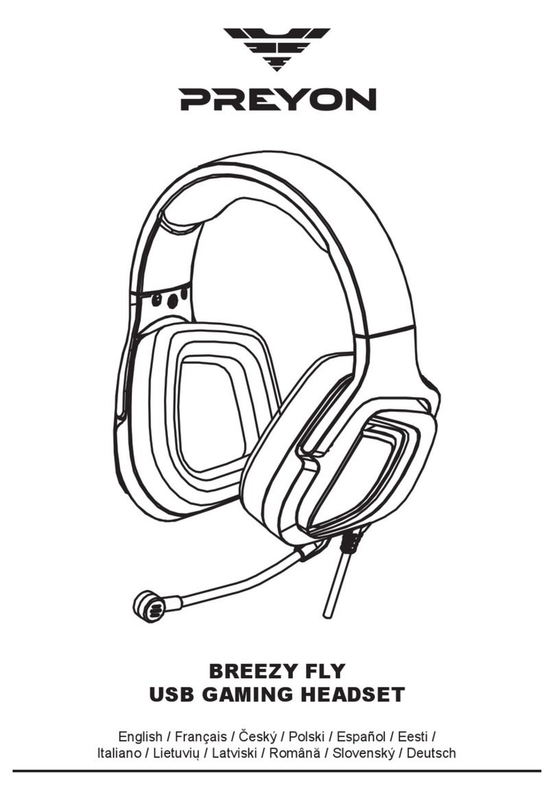 PREYON BREEZY FLY operating manual