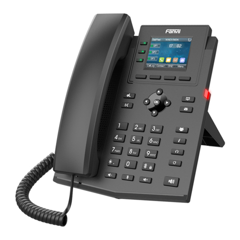 Fanvil X303 User manual