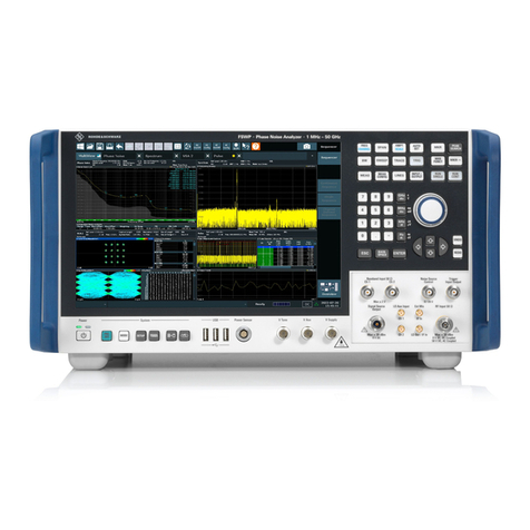 Rohde & Schwarz R&S FSWP Getting started