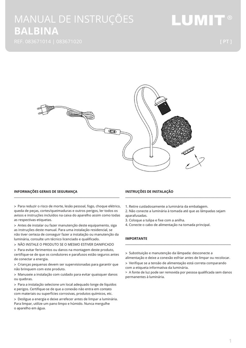 LUMIT BALBINA instruction manual