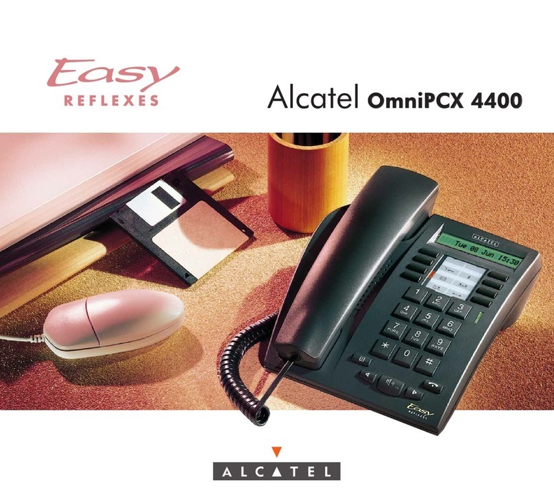 Alcatel OmniPCX 4400 user guide