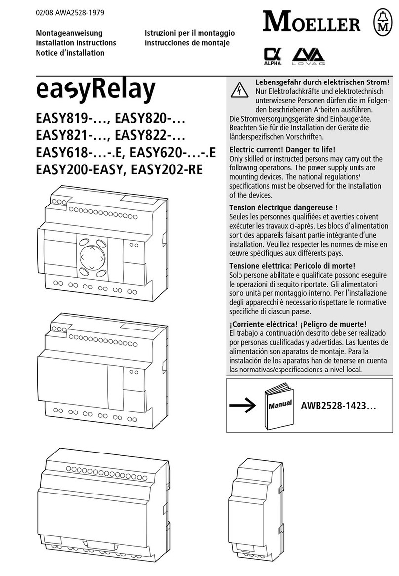 Moeller easyRelay EASY819 Series User manual