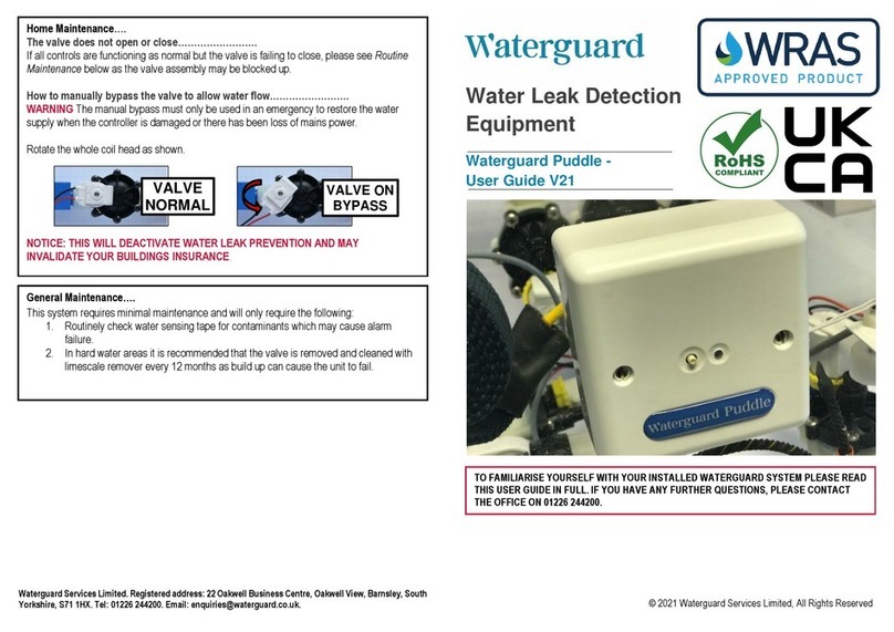 WATERGUARD WRAS V21 User manual
