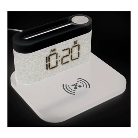 ATOMI Qi Wireless Alarm Clock user guide