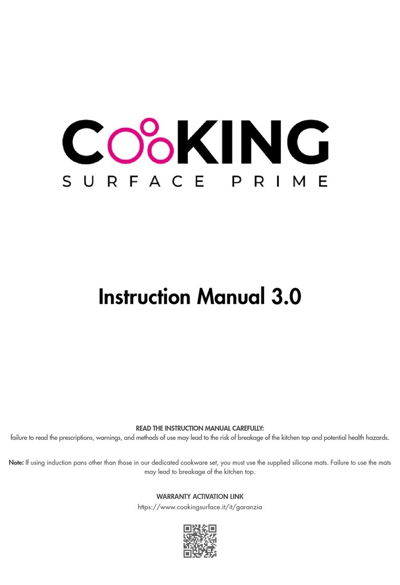CooKing SURFACE PRIME SVIF-CK 3.0 instruction manual
