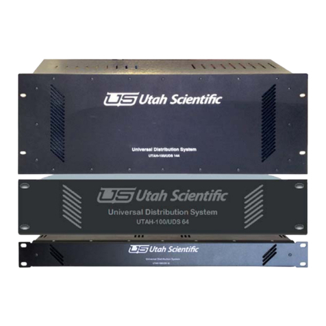 UTAH SCIENTIFIC UTAH-100/UDS XY Manual instruction
