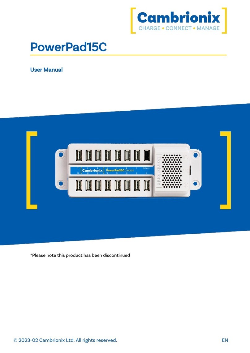 CAMBRIONIX PowerPad15C User manual