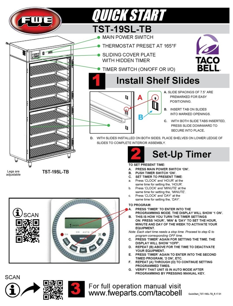 FWE TACO BELL TST-19SL-TB User manual