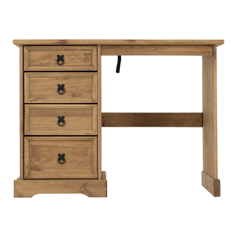 Seconique CORONA 4 DRAWER DRESSING TABLE User manual