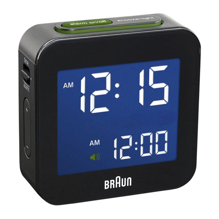 Braun BNC008 User manual