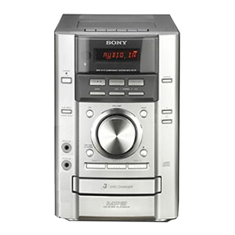 Sony MHC-EC70 - Mini Hi-fi Component System User manual
