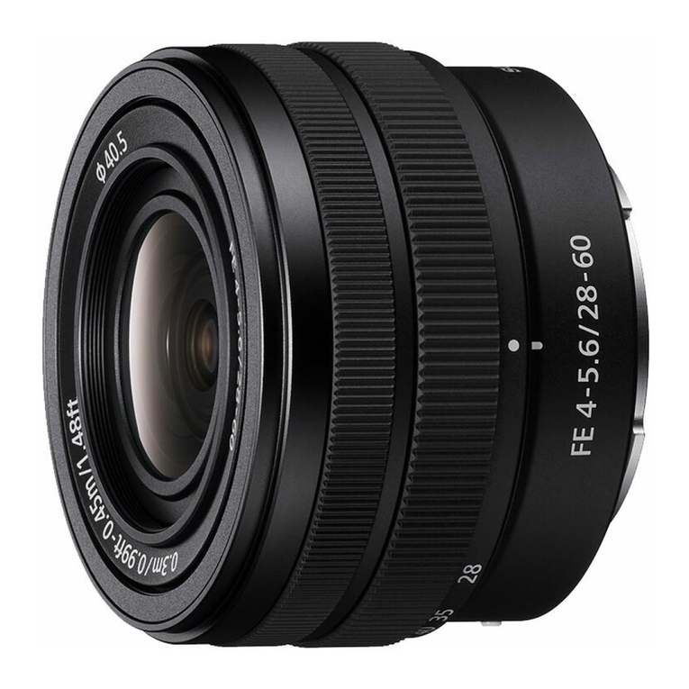 Sony FE 28-60mm F4-5.6 user manual