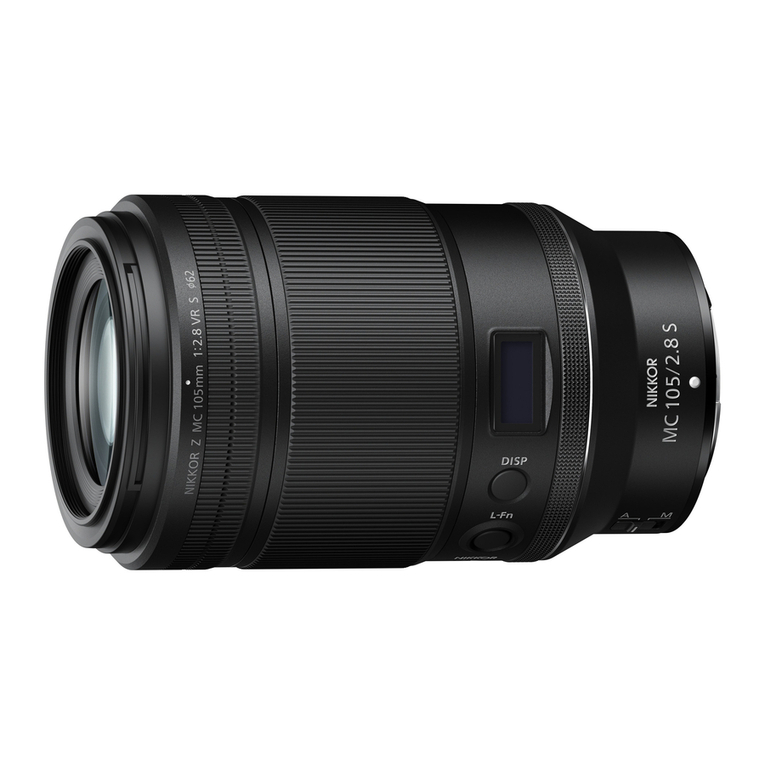 Nikon Nikkor Z MC 105mm F2.8 VRS User manual