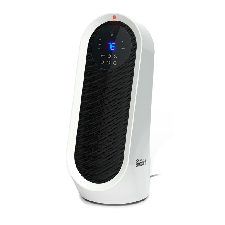 atomi smart Wi-Fi Ceramic Tabletop Heater quick start guide