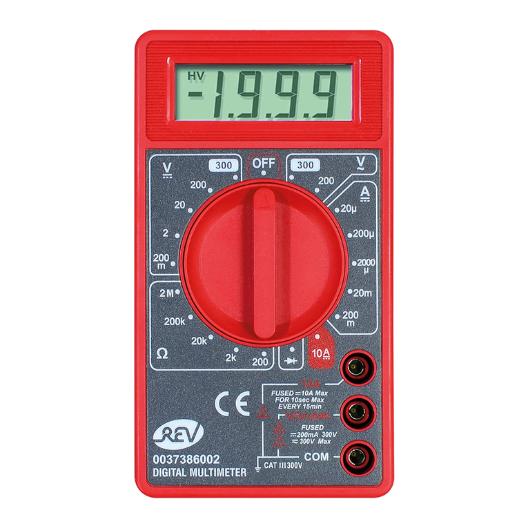 REV Ritter EM830B user manual