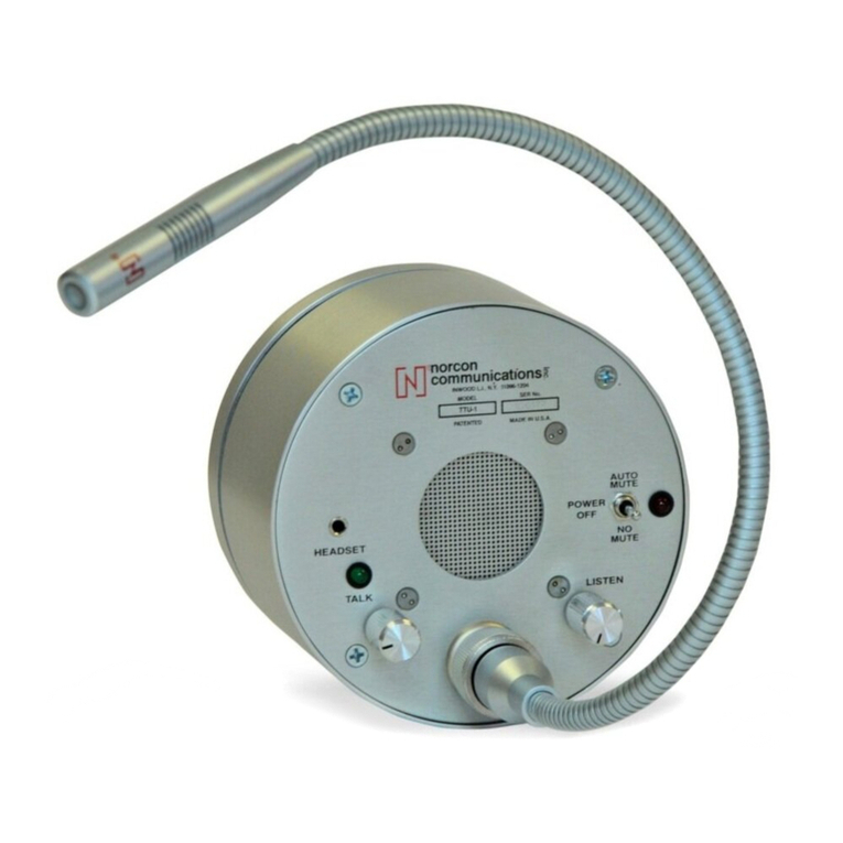Norcon Communications TTU-1 Series installation guide