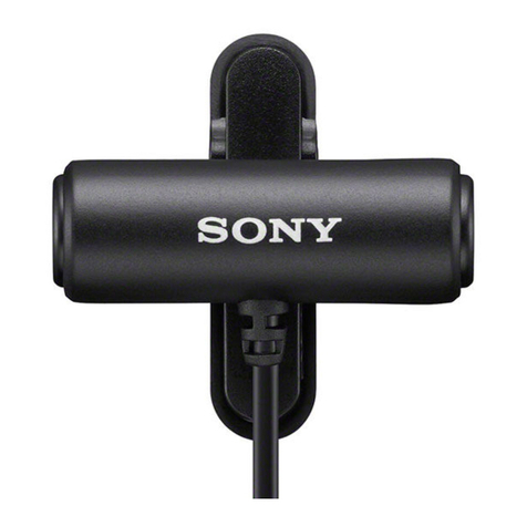 Sony ECM-LV1 User manual Sony ECM-LV1 User manual