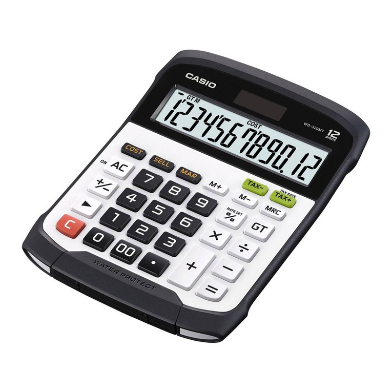 Casio WD-320MT user manual