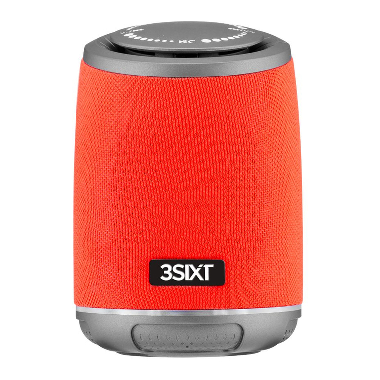 3SIXT Fury Speaker 3S-1647 user manual