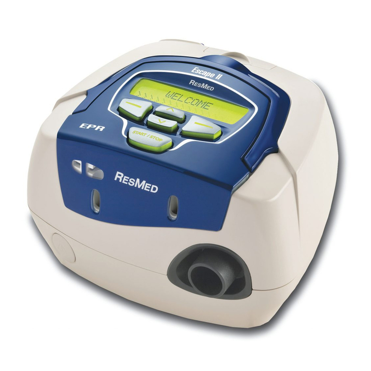 ResMed Positive AirwAy Pressure Device S8 Series II User manual
