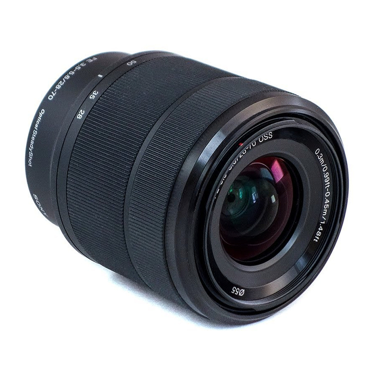 Sony Alpha FE 28-70mm F3.S-S.6 OSS User manual