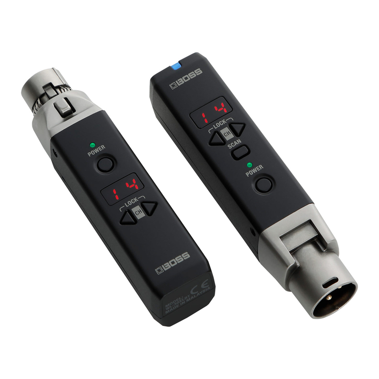 BOSSCO WL-30XLR user manual