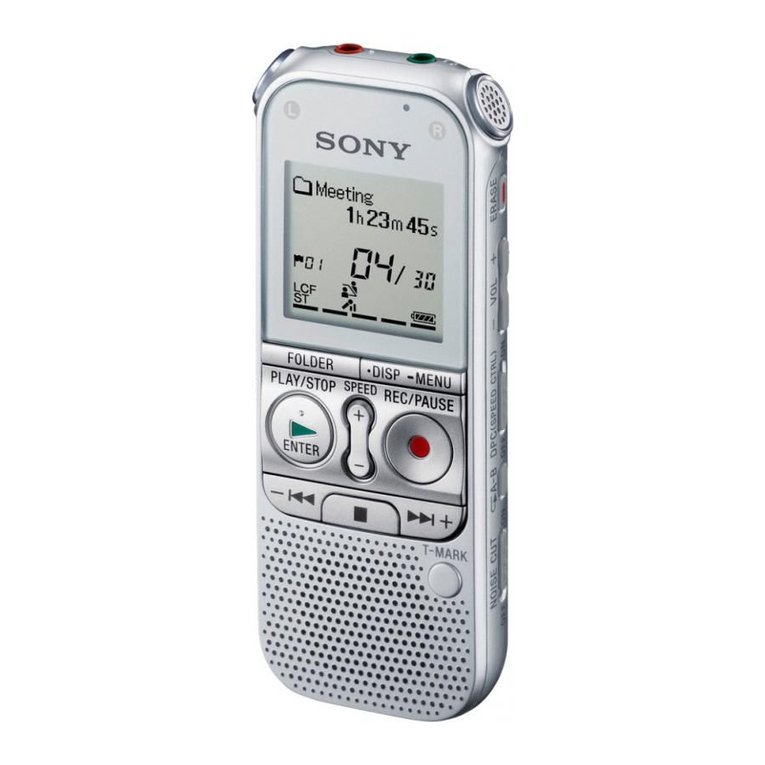 Sony ICD-AX412F User manual