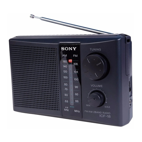 Sony ICF-18 user manual