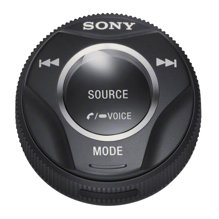Sony RM-X8S user manual