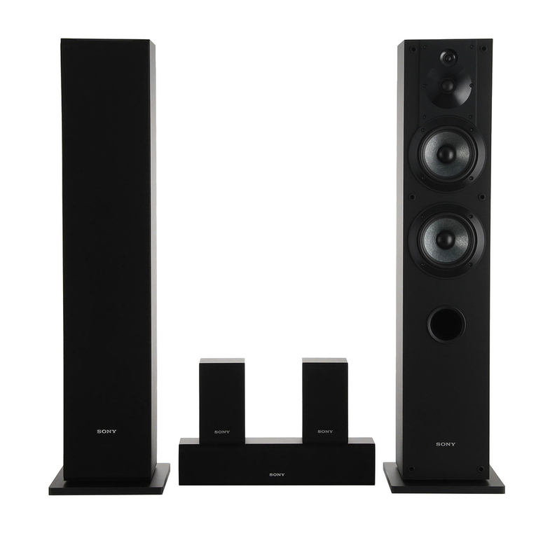 Sony SS-CS310CR user manual