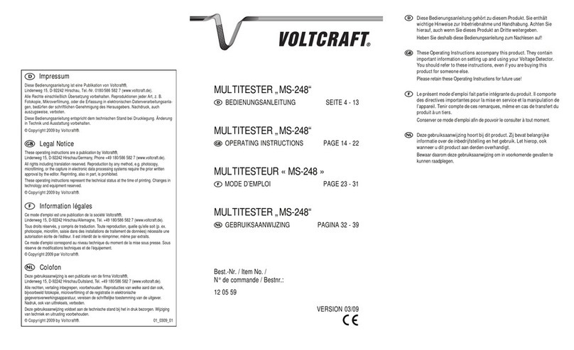 VOLTCRAFT MS-248 User manual
